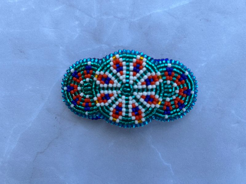 Beaded Barrette Hair Clip