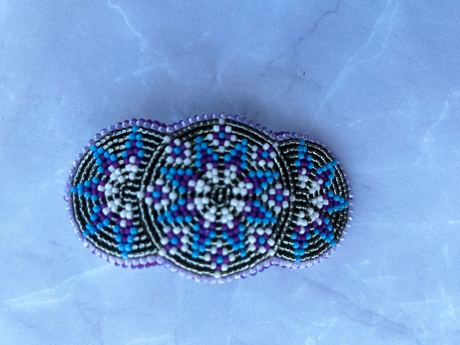 Beaded Barrette Hair Clip