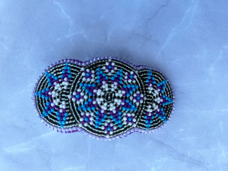 Beaded Barrette Hair Clip