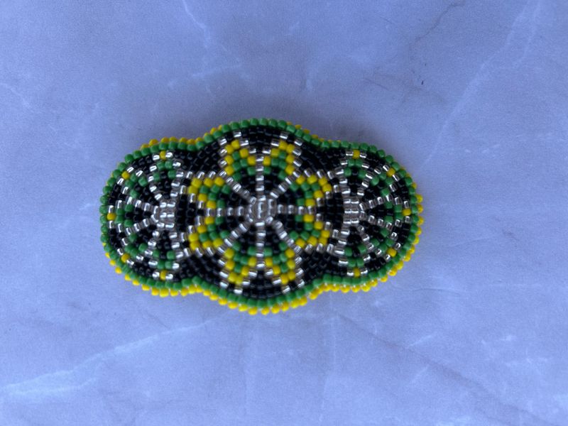 Beaded Barrette Hair Clip
