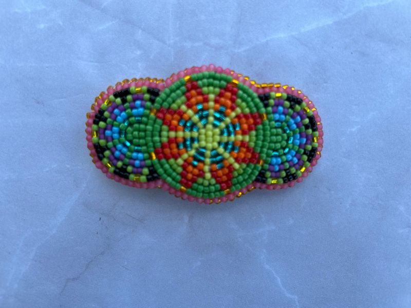 Beaded Barrette Hair Clip