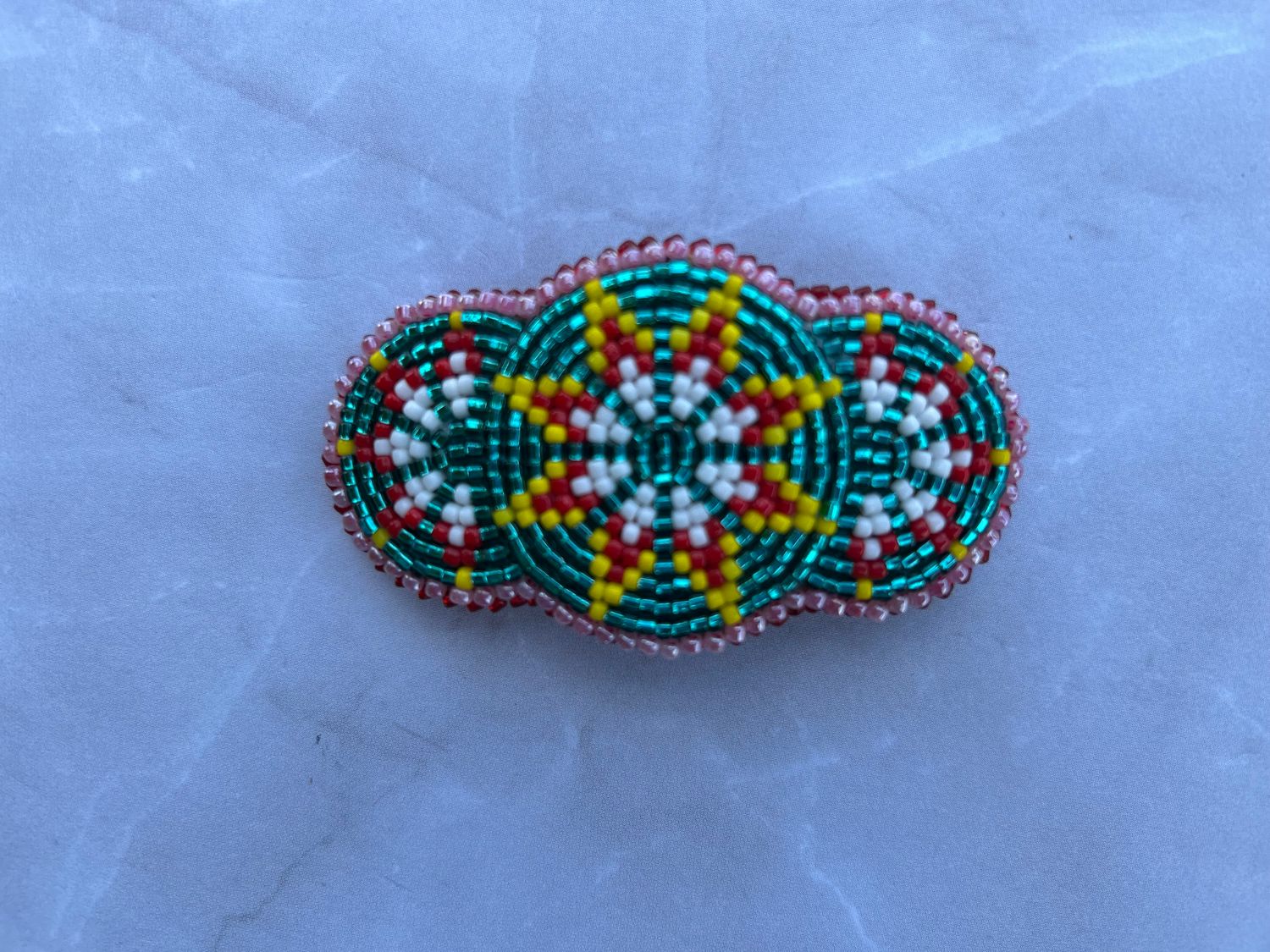 Beaded Barrette Hair Clip