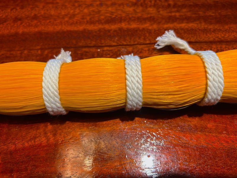 A21 Orange Horse Tail Hair – 30”