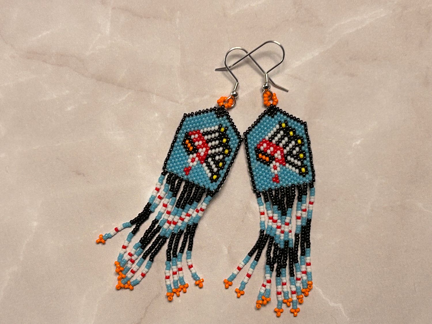 Handcrafted Beaded  Earrings