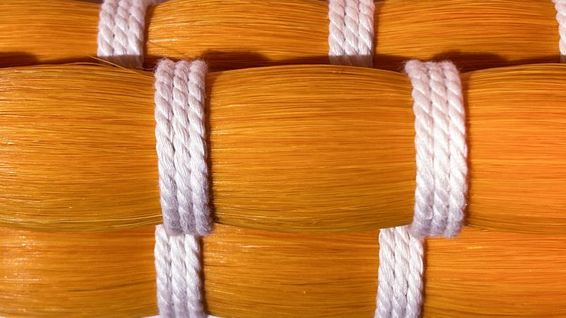 A21 Orange Horse Tail Hair – 30”