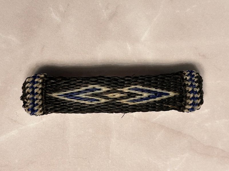 Hand-Hitched Horsehair Barrette