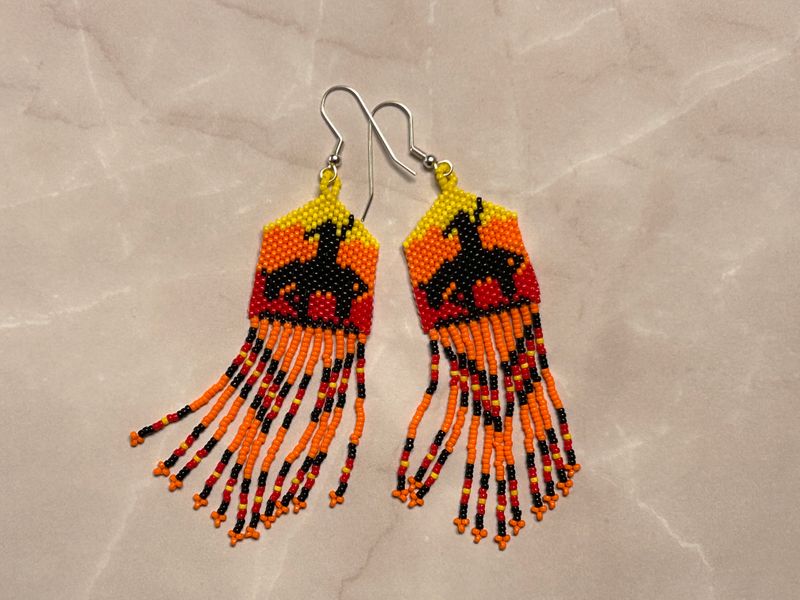 Handcrafted Beaded Earrings