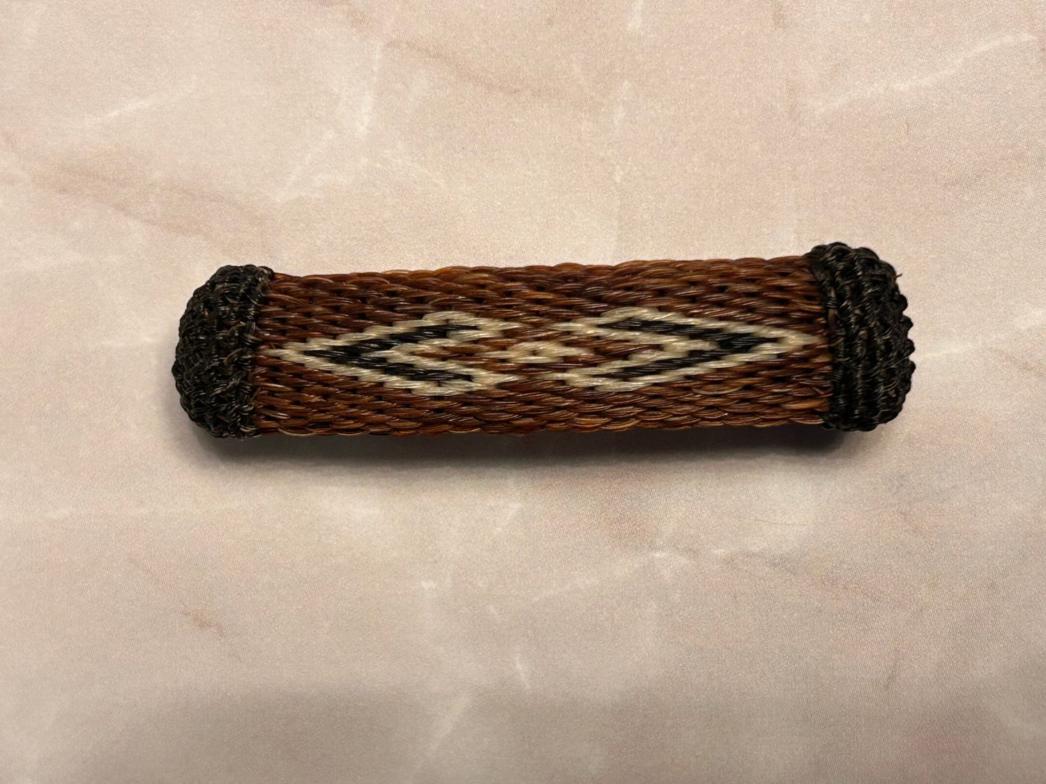 Hand-Hitched Horsehair Barrette