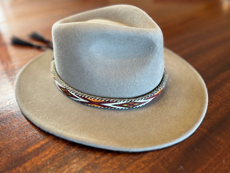 Hand Hitched Horsehair Hat Band_#232 Hand Hitched Horsehair Hat Band_#232