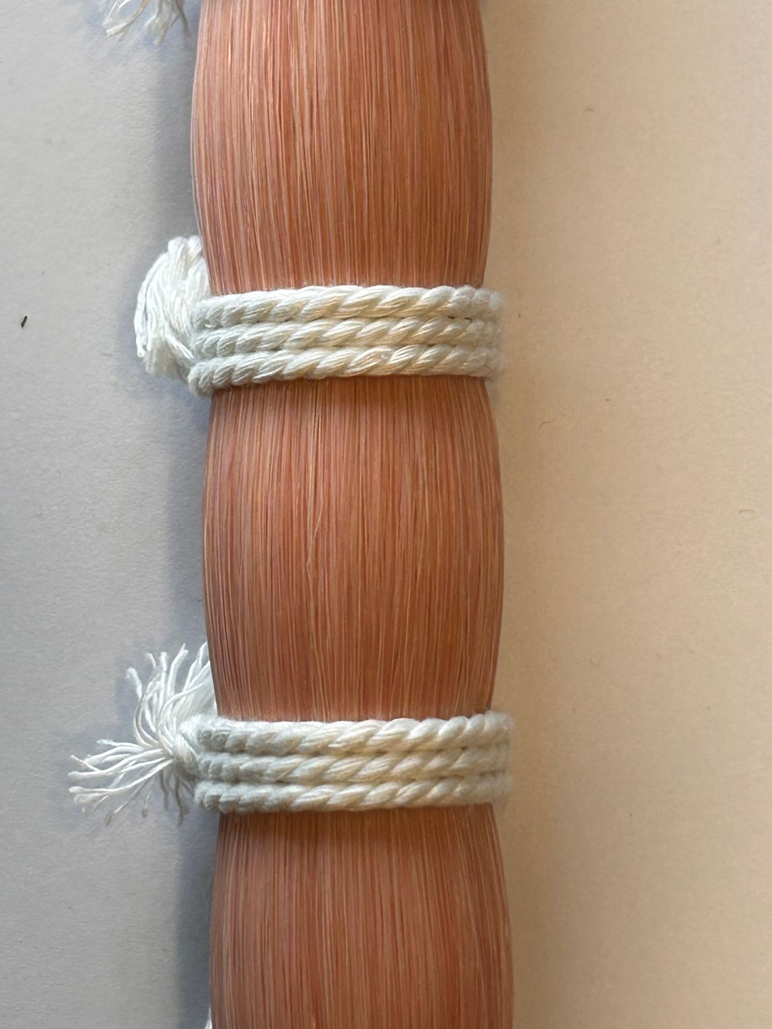 A28 Light Pink Horse Tail Hair – 30”