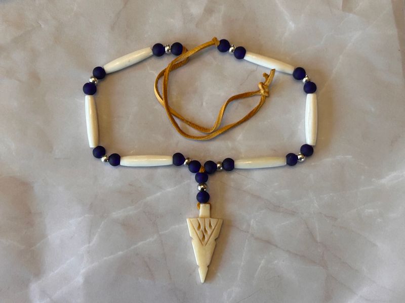 Bone Hair Pipe Necklace 962