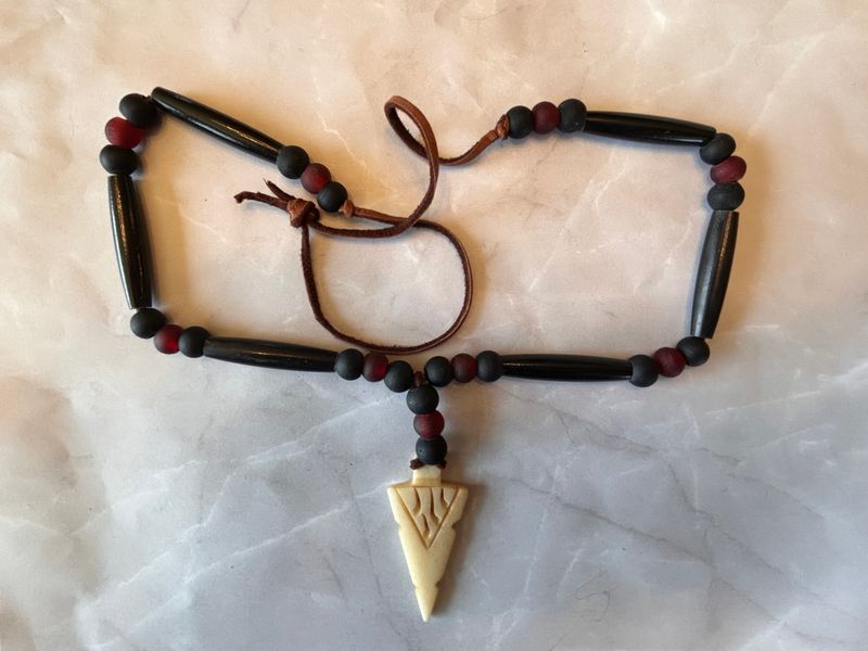 Bone Hair Pipe Necklace 963