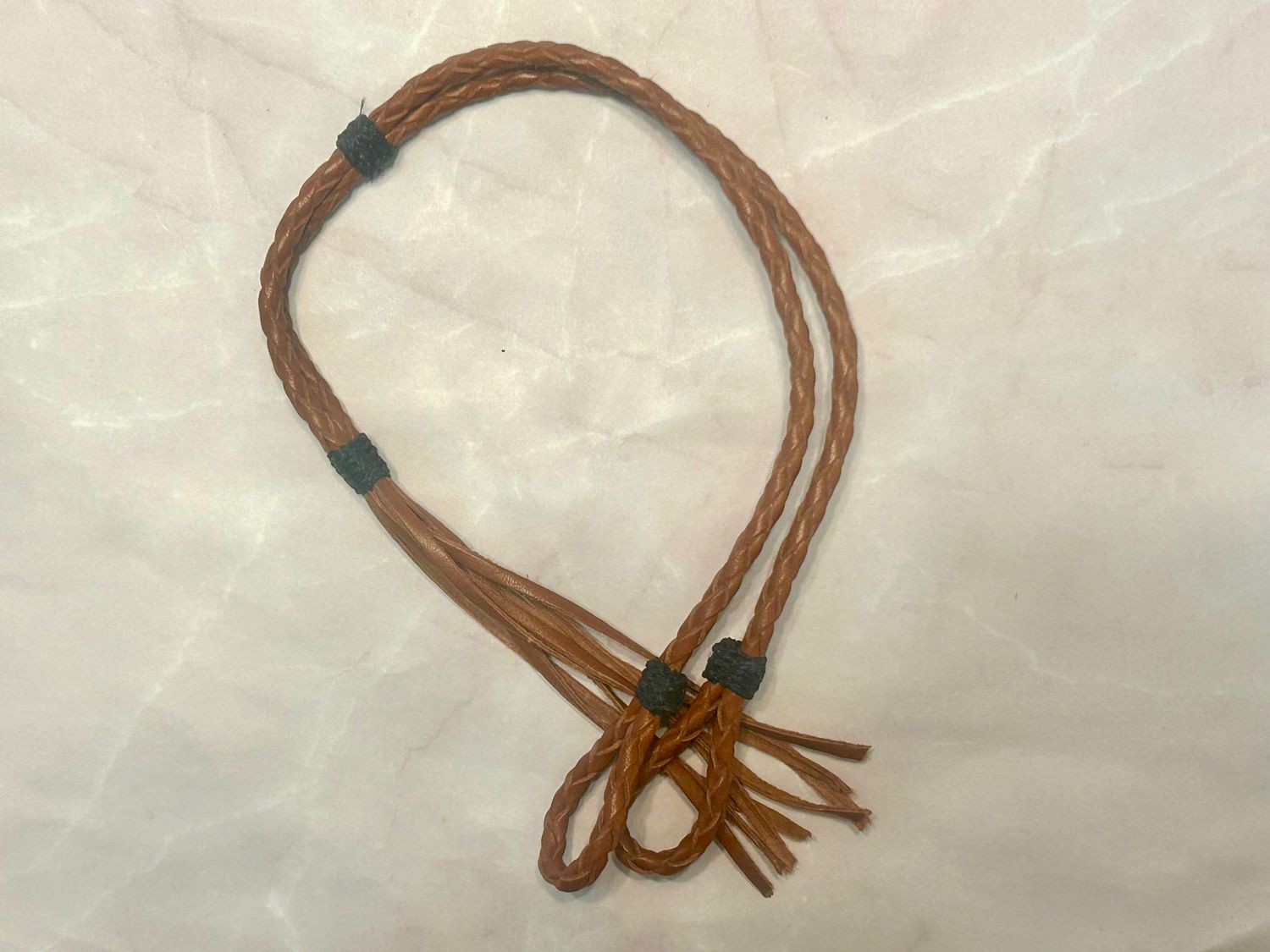 Leather Horsehair Eyewear Strap Retainer 160