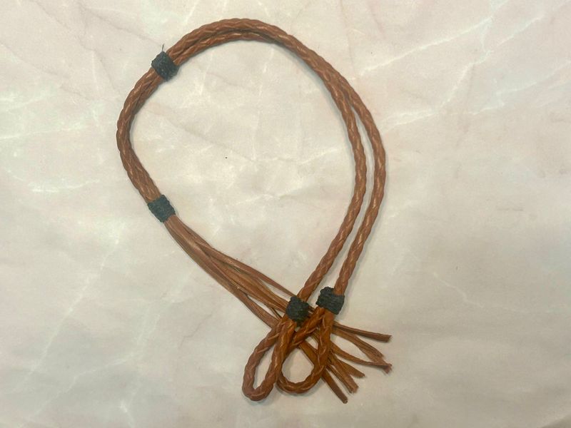 Leather Horsehair Eyewear Strap Retainer 160