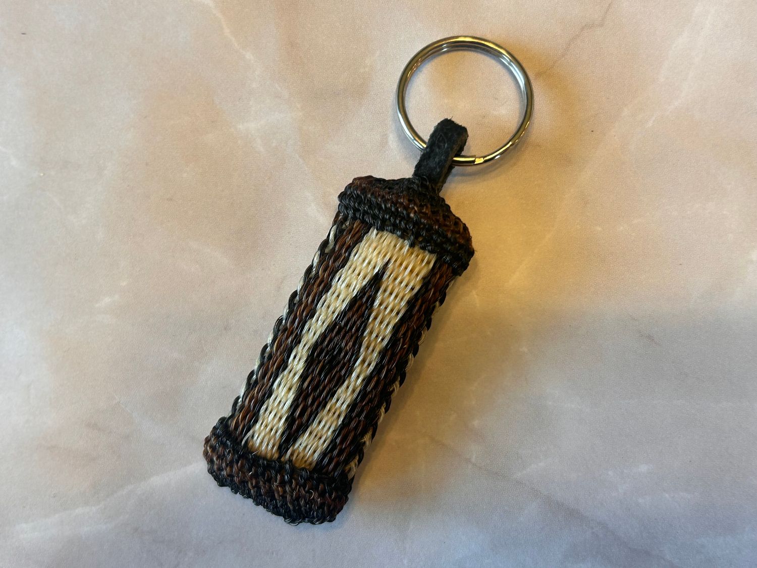 Hand-Hitched Horsehair Flat Key Fobs 144
