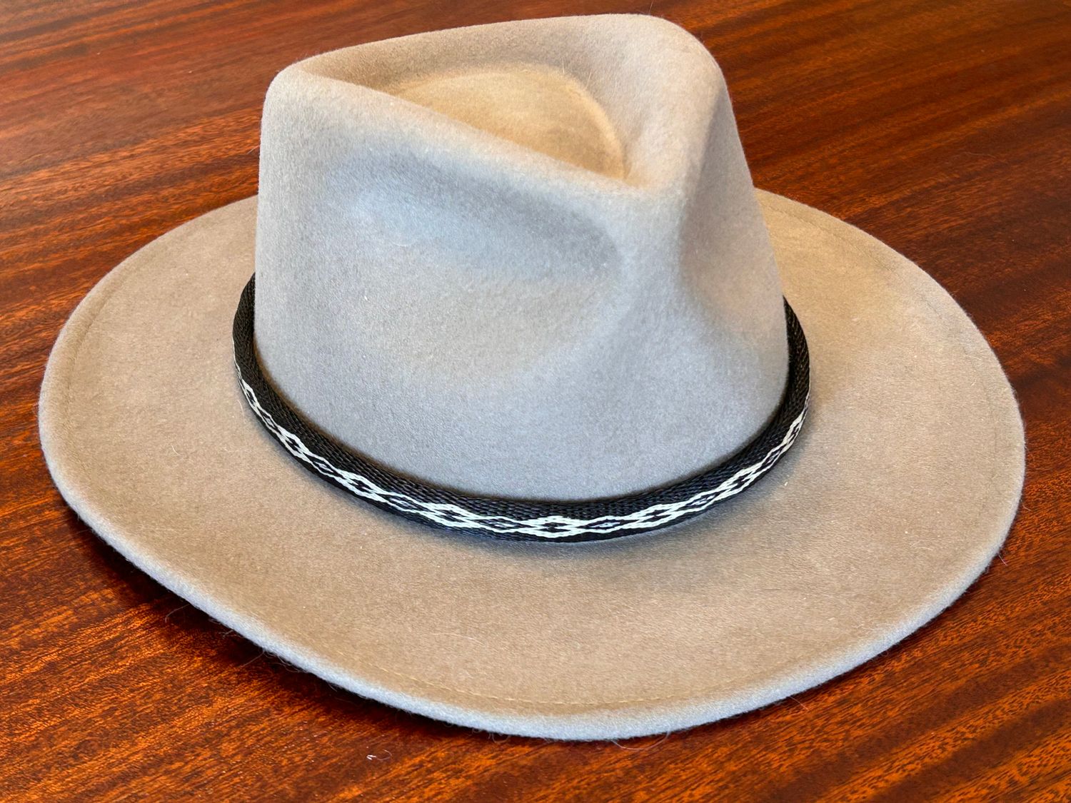 Hand Hitched Horsehair Hat Band 239