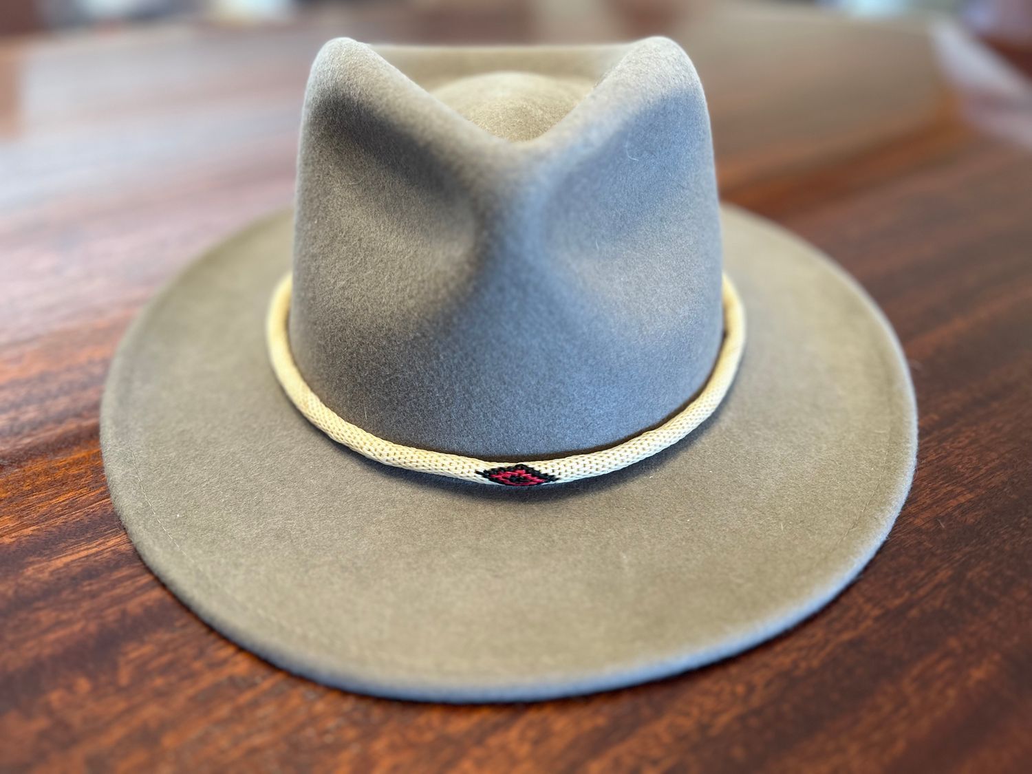 Hand Hitched Horsehair Round Hat Band 241