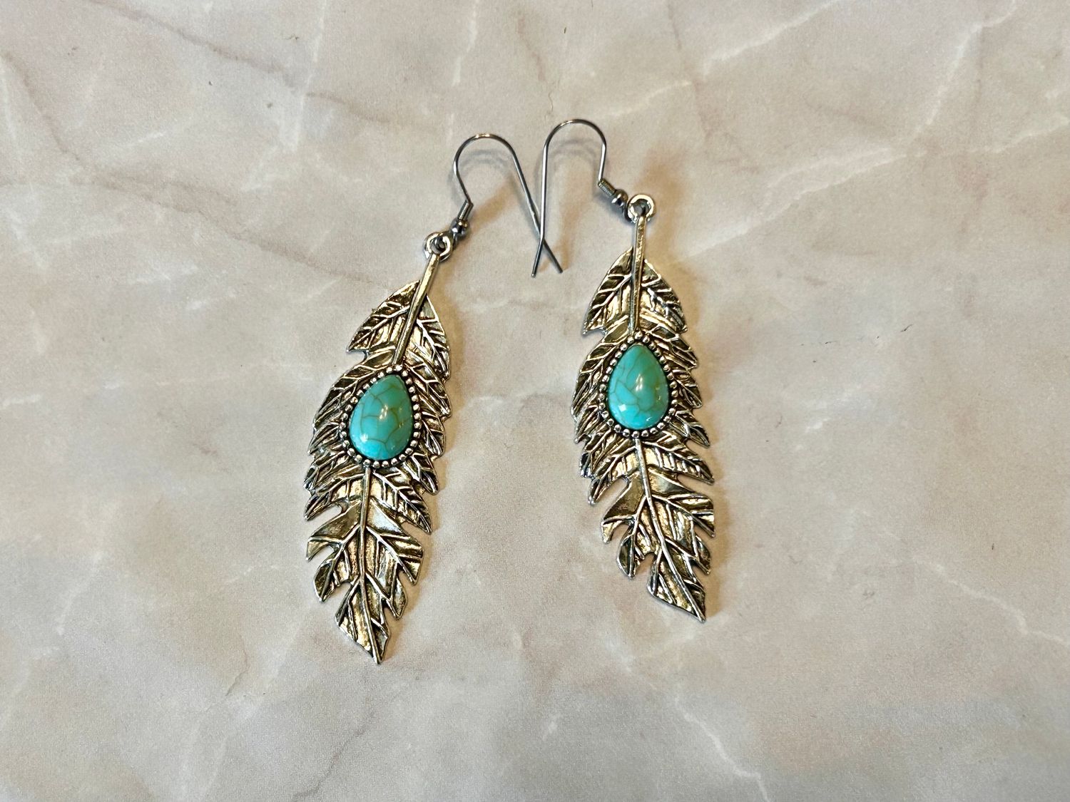 Handcrafted Turquoise Earrings_609
