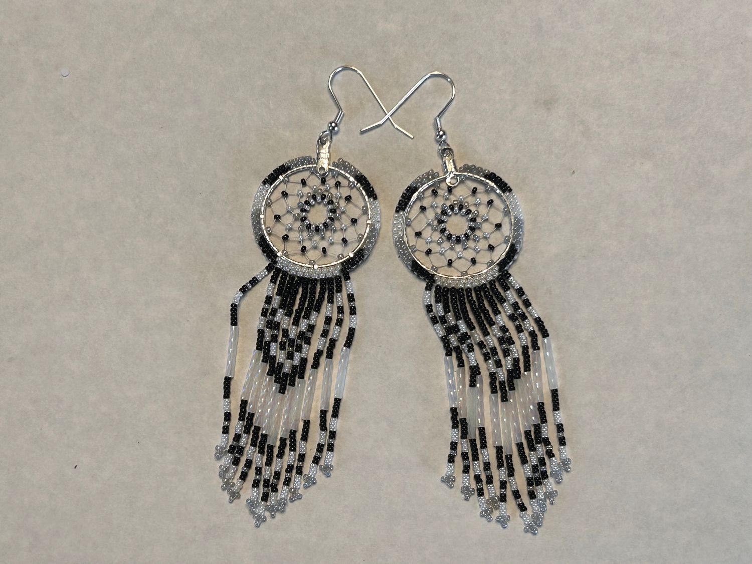 Beaded Dream Catcher Earrings 623
