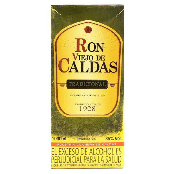 Ron viejo de caldas litro 1000 ml