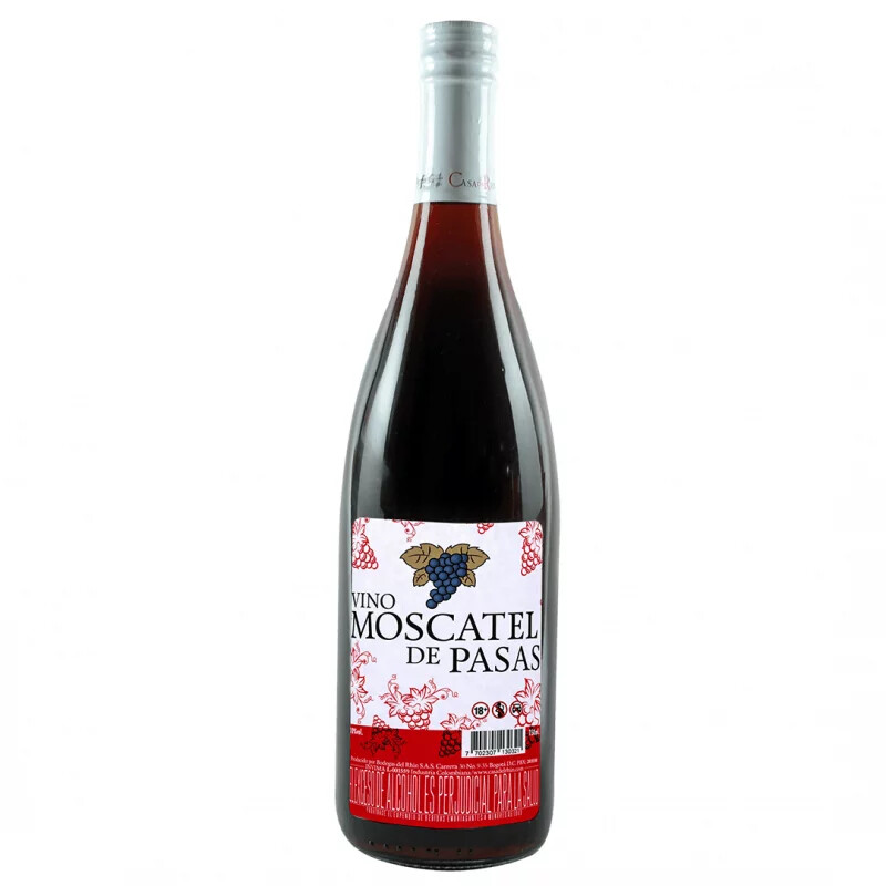 Vino moscatel pasas bot 750 ml