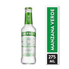 Coctel smirnoff manzana 275 ml