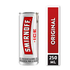 Coctel smirnoff ice lata 250 ml
