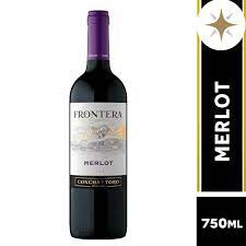 Vino tinto frontera merlot bot 750 ml