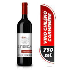 Vino leyenda carmenere bot 750 ml