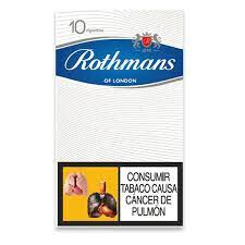 Carton rothmans blanco 10 X 20 medios