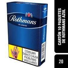 Carton rothmans azul 20 X 10 paquetes
