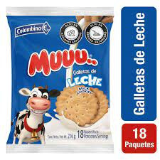 Galleta Muu leche Bs X 18