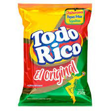 Todo Rico Gigante Bbq/ Naural 250 gr