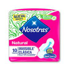 Toalla Higienica Clasicas Nosotras Bs X 10