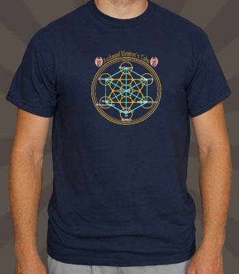 Navy Blue Men's Archangel Metatron T-Shirt