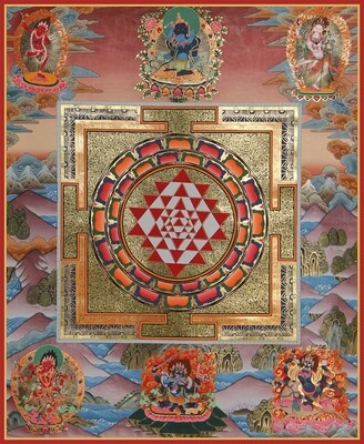 Sri Yantra Mandala - Poster Print