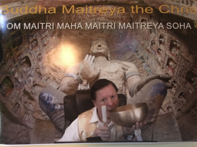 Buddha Maitreya OM Mantra - Poster Print