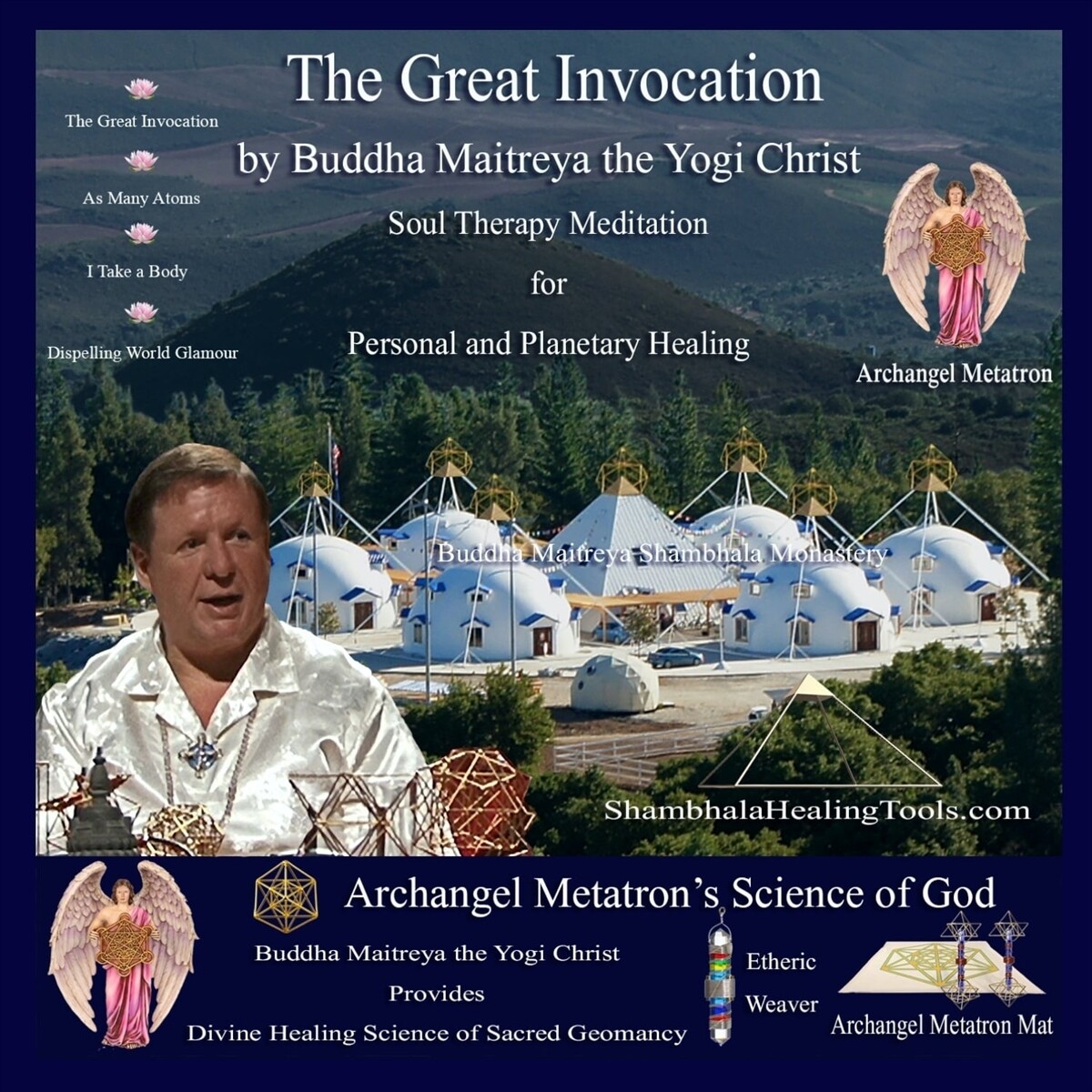 The Great Invocation - Buddha Maitreya the Yogi Christ Soul Therapy Meditation - CD