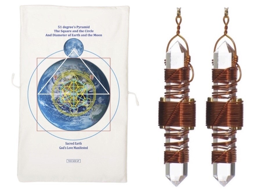 Buddha Maitreya the Christ Archangel Metatron&#39;s Cube Half Mat with 3.5&quot; Etheric Weavers - half-size