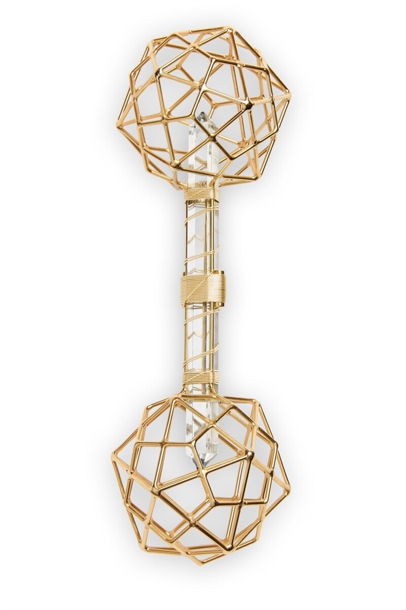 Buddha Maitreya the Christ - Christ Consciousness Vajra - Gold Buddha Maitreya the Christ - Christ Consciousness Vajra - Gold