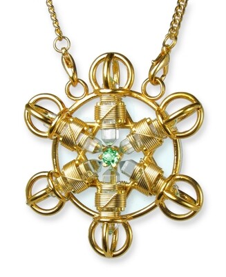 Buddha Maitreya the Christ 24K Gold-plated Shambhala Star with 12K Gold-fill wire Buddha Maitreya the Christ 24K Gold-plated Shambhala Star with 12K Gold-fill wire