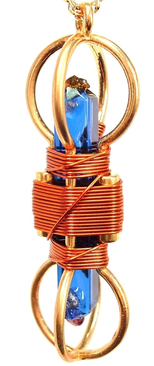Buddha Maitreya the Christ 2" Small 24k Goldplated Sky Vajra