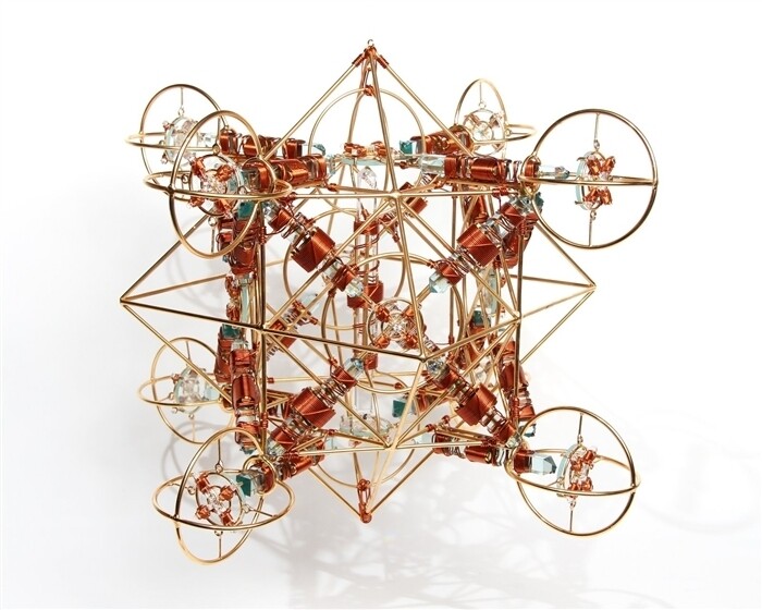 Buddha Maitreya the Christ - Large Maitreya Solar Cross with 14 Etheric Sri Yantra Solar Forms &amp; 4 Inner Solar Crosses