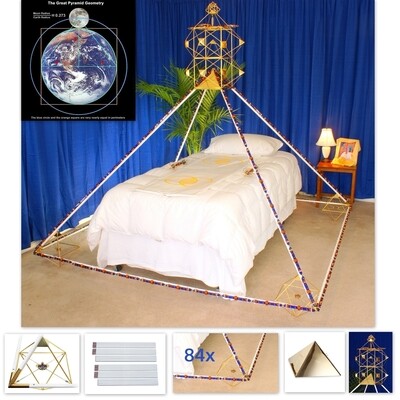 7ft Buddha Maitreya the Christ Full Crystal Solar Cross Ascension Meditation Pyramid System