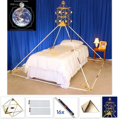 7ft Buddha Maitreya the Christ Shambhala Crystal Solar Cross Ascension Meditation Pyramid System