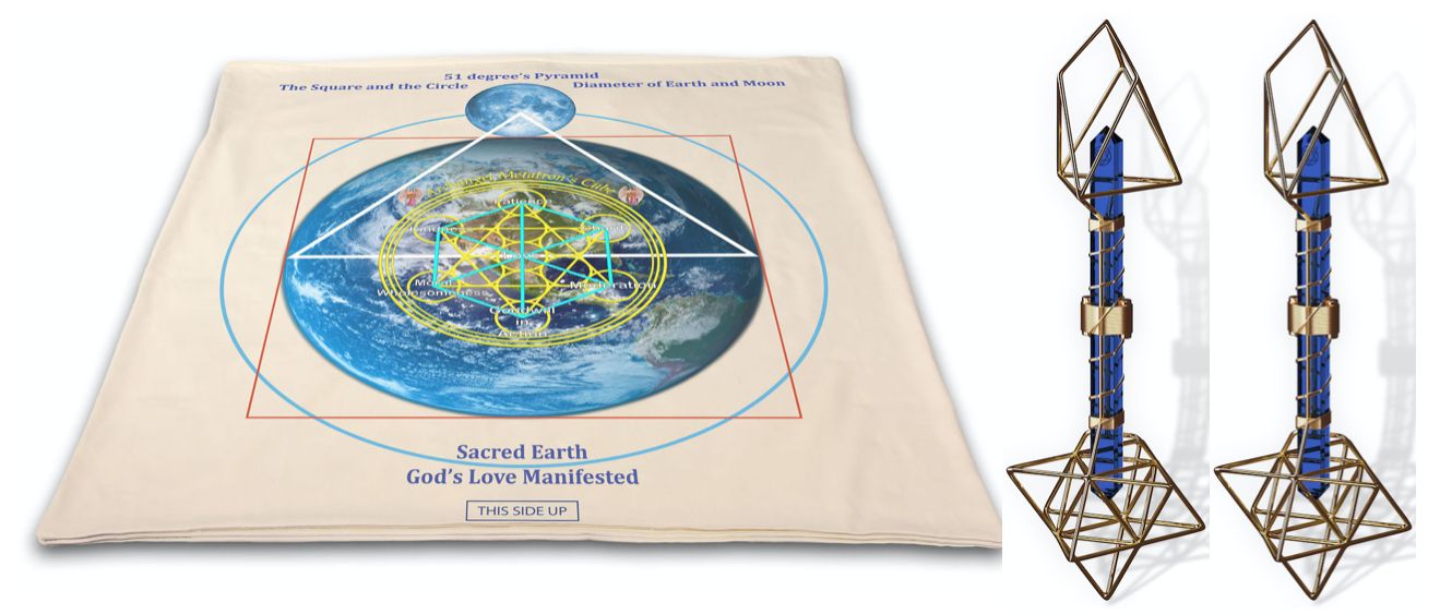 Buddha Maitreya the Christ Archangel Metatron's Cube Half Mat with 2 Sacred Heart Vajras Buddha Maitreya the Christ Archangel Metatron's Cube Half Mat with 2 Sacred Heart Vajras