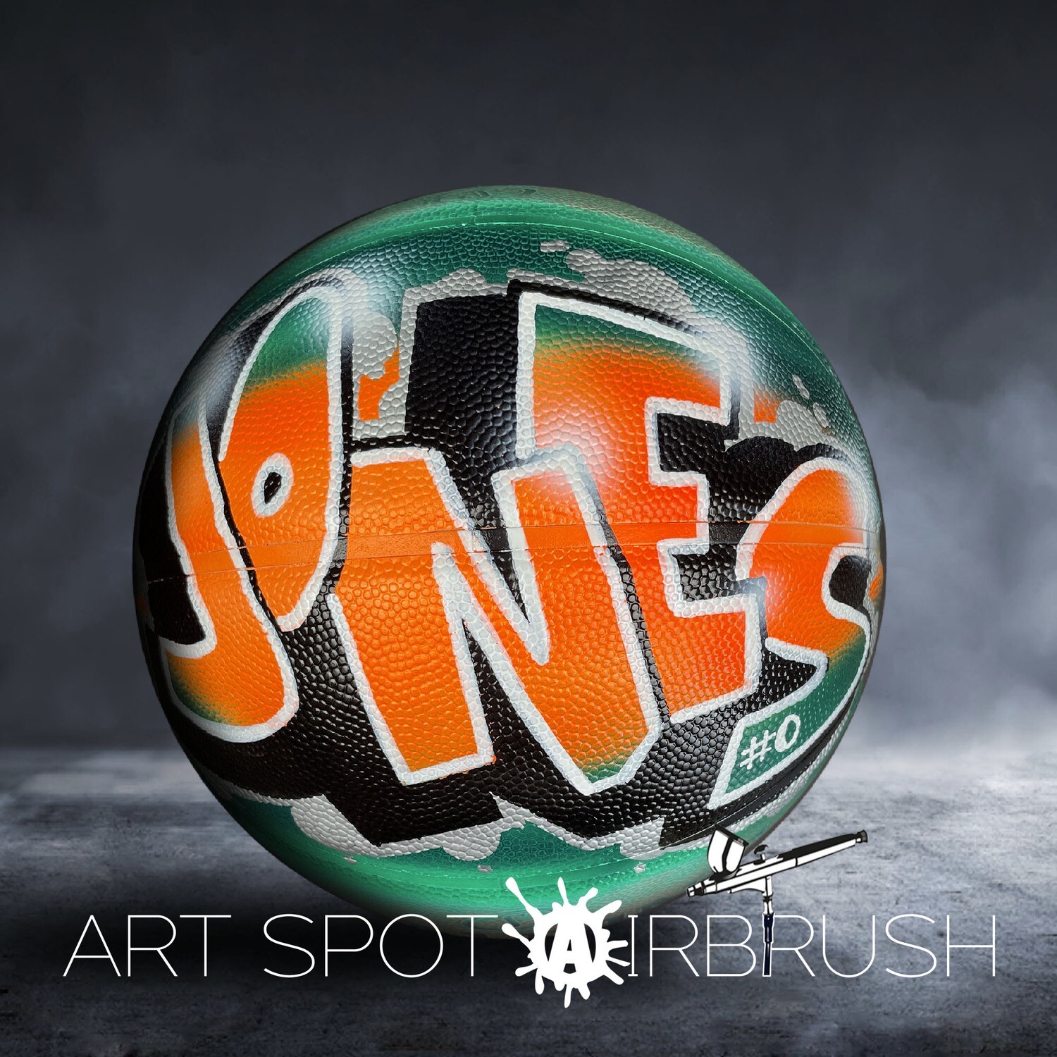 Hand Painted Basketball