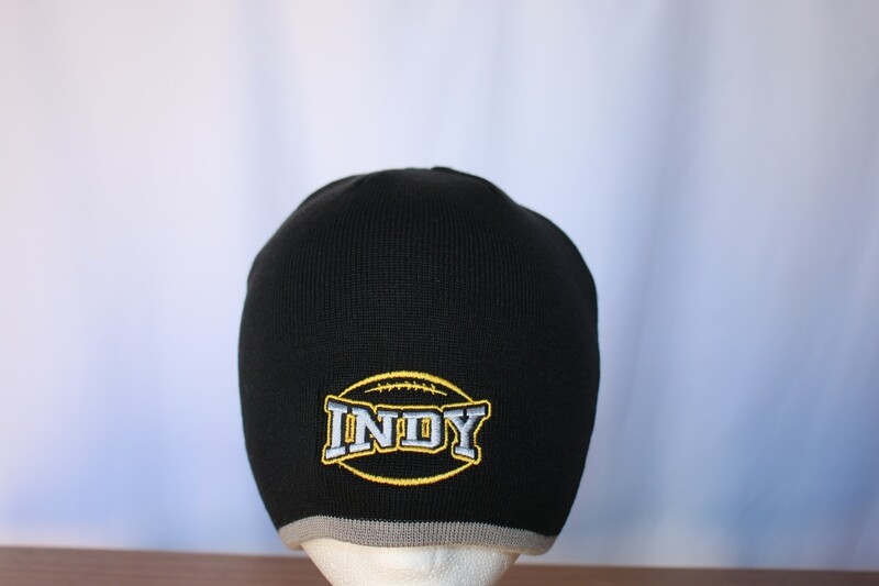 Beanie, Black with Indy Football Logo
