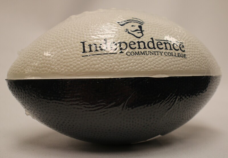 6" Foam Football with Independence Community College Logo