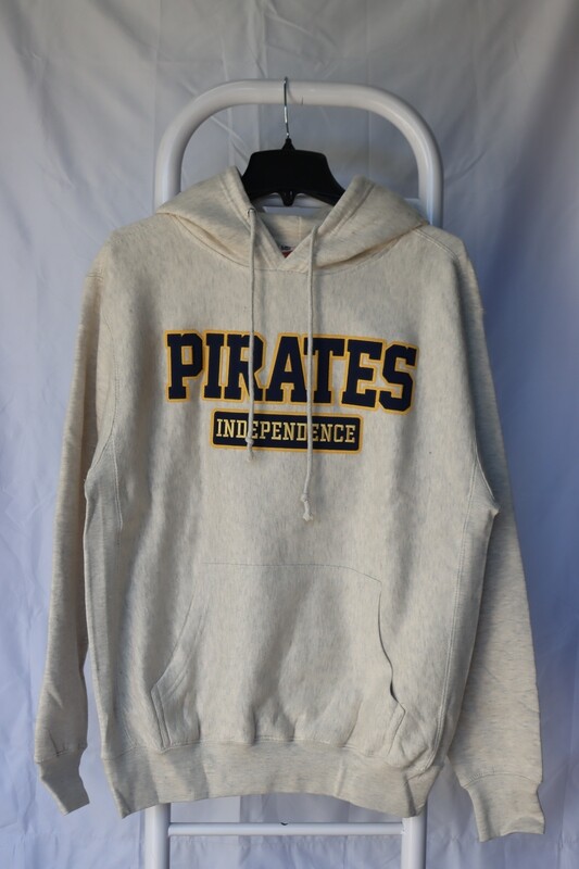 Oatmeal Hoodie with PIRATES Applique